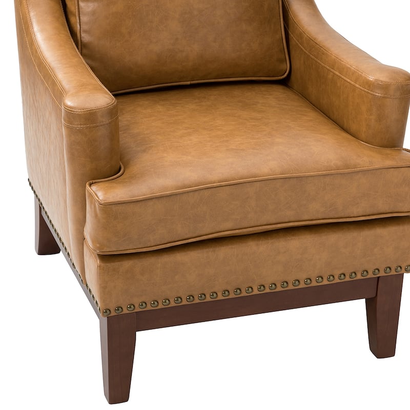 Etienne Comfy Living Room Armchair with Apron Design by HULALA HOME