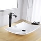 preview thumbnail 17 of 24, Vibrantbath Commercial Waterfall Bathroom Sink Vessel Faucet Oil Rubbed Bronze