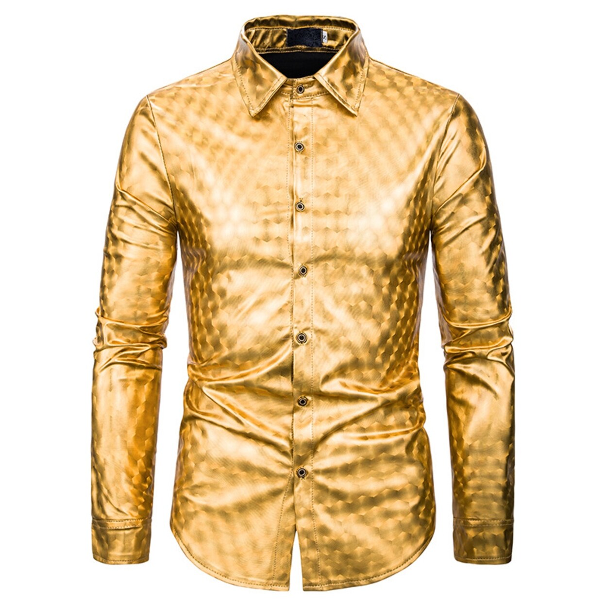 mens gold dress shirt