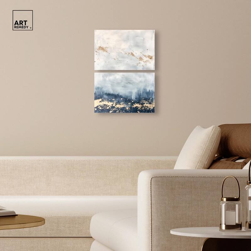 Inner Cosmos II Canvas Set of 2 by Art Remedy, Gallery Wrapped