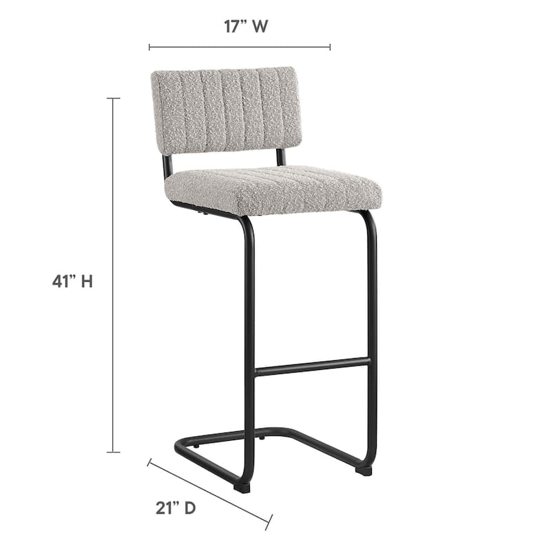 Parity Boucle Bar Stools - Set of 2