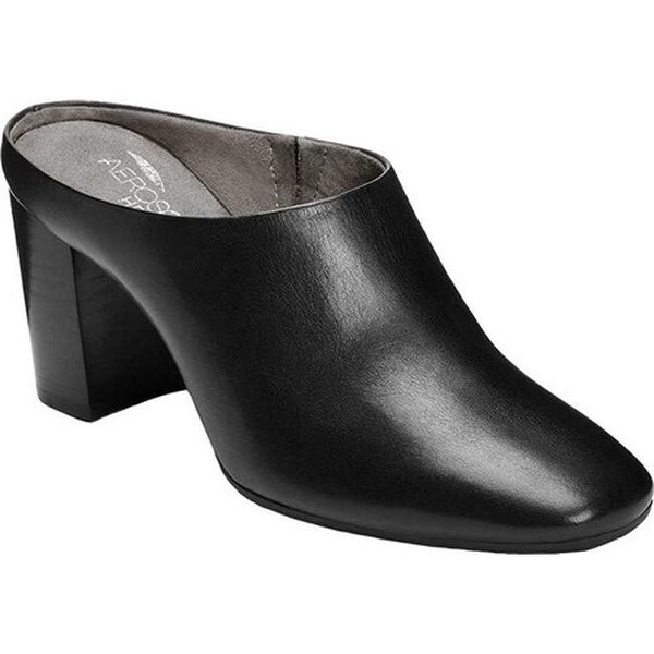 aerosoles mules black