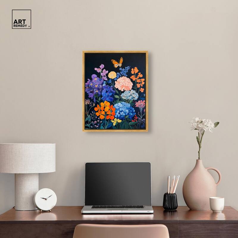 Twilight Blossoms I Canvas by Art Remedy