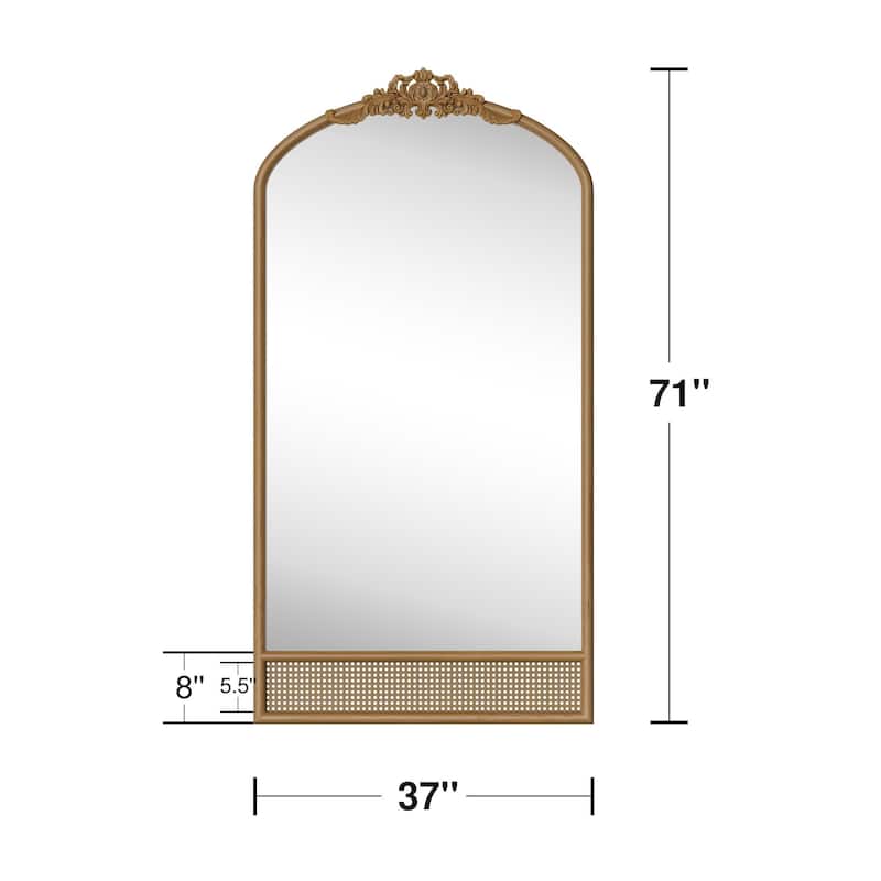 Elegant Arch Frame Full Length Mirror vanity mirror