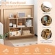 preview thumbnail 22 of 23, 5-Cube Wooden Kids Toy Storage Organizer with Anti-Tipping Kits - 35.5" x 16" x 30"