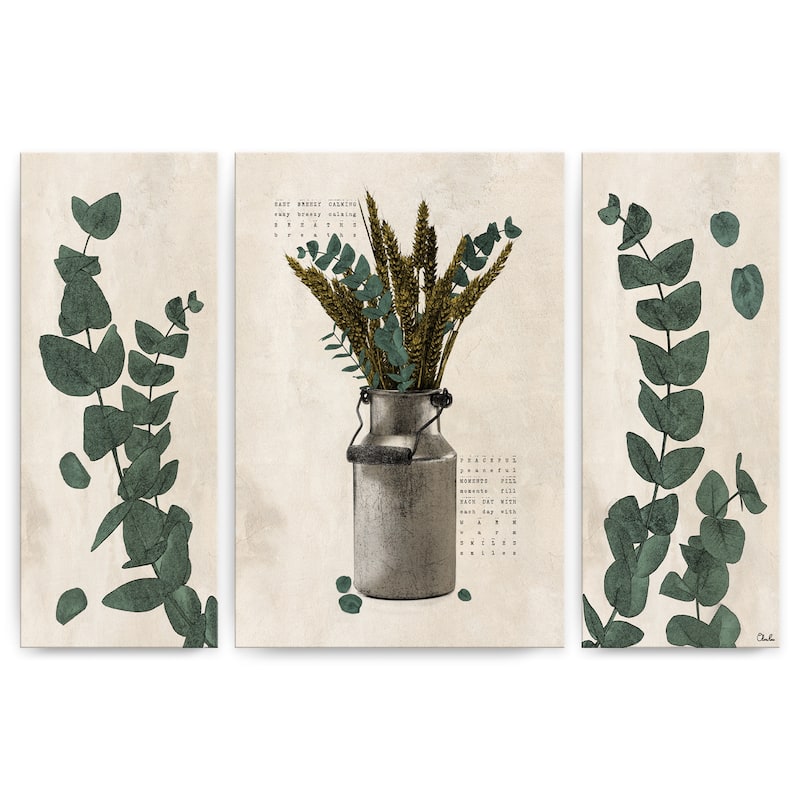 Olivia Rose 'Poetic Flora Set VI' Canvas Wall Art Set