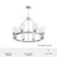 preview thumbnail 8 of 12, Hunter Hartland Wagon Wheel Chandelier - Dining Room, Kitchen, Entry - Modern Farmhouse, Industrial