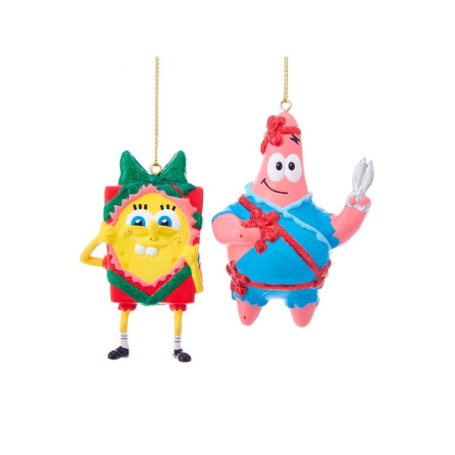 Shop Monoprice Spongebob Squarepants Christmas Ornaments Set Of 2