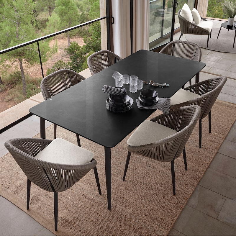 Skyline Design Rodona 7-Piece Rect. Dining Set w/Sunbrella Cushions