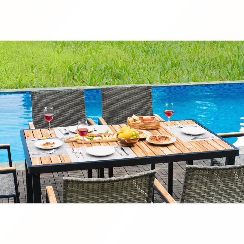 All Weather 7-Piece Patio Dining Table Sets