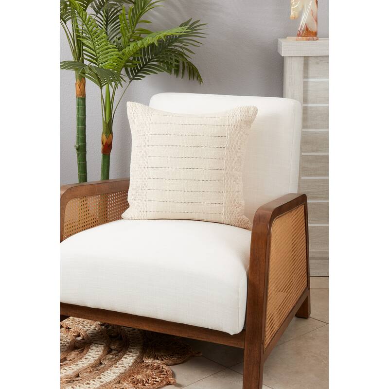 Contemporary Comfort Stripe Throw Pillow