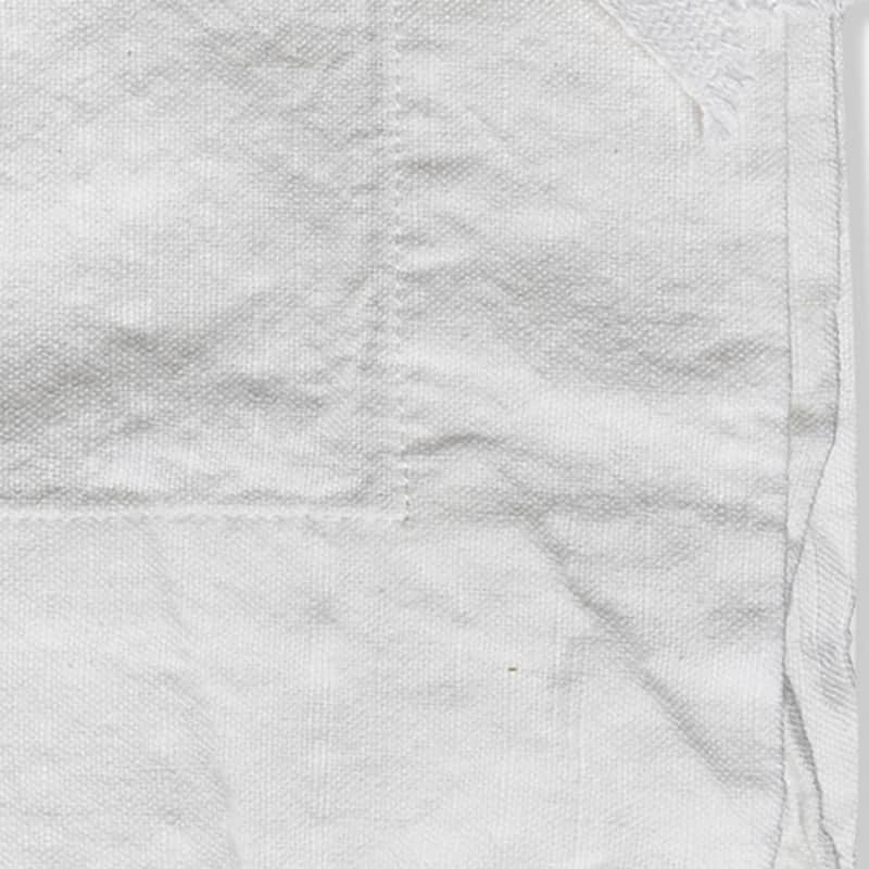Threads Slub White Cloth Napkins Set of 4 - 20" x 20" Cotton Kitchen Textiles, Machine Washable, Everyday Use - 20 x 20