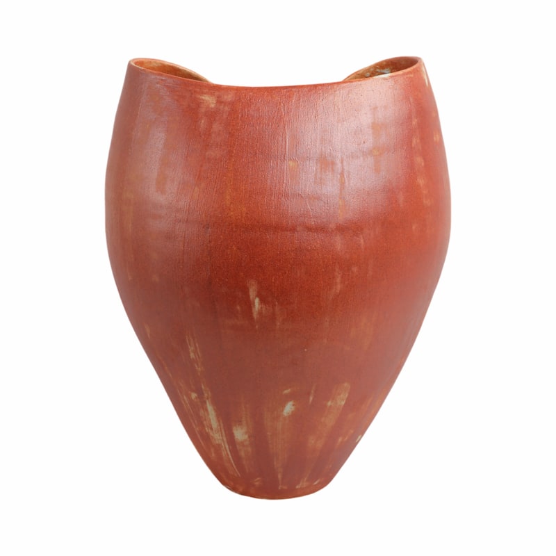 Porcelain Jenison Elegant Decorative Vase - Red