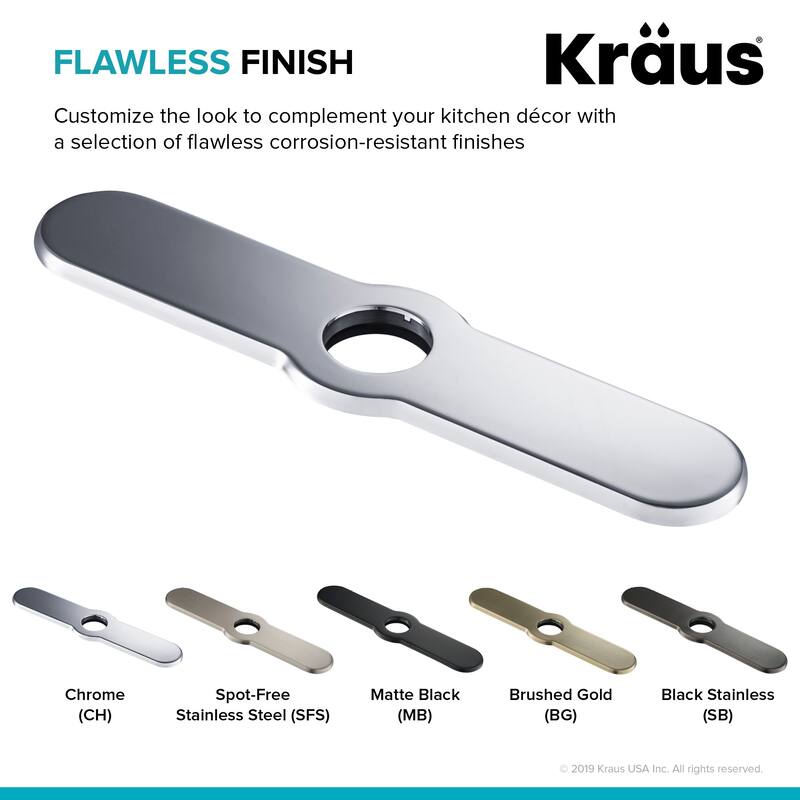 Kraus 2-1/2" Escutcheon Plate