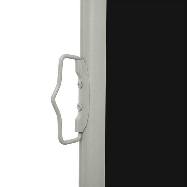 Patio Awning Retractable Side Awning Outdoor, Black
