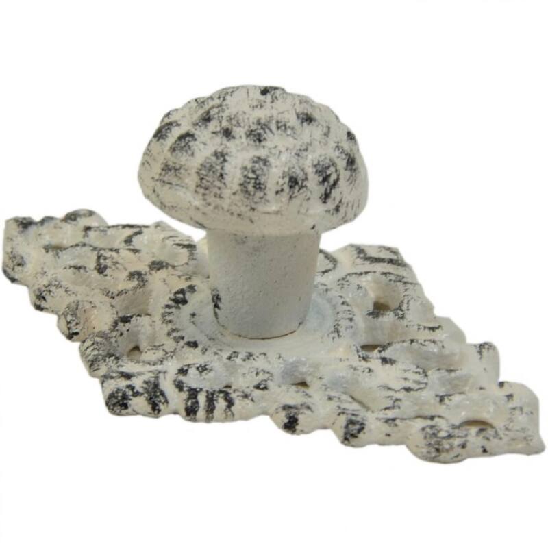 Rustic Cream Cast Iron Drawer Knob
