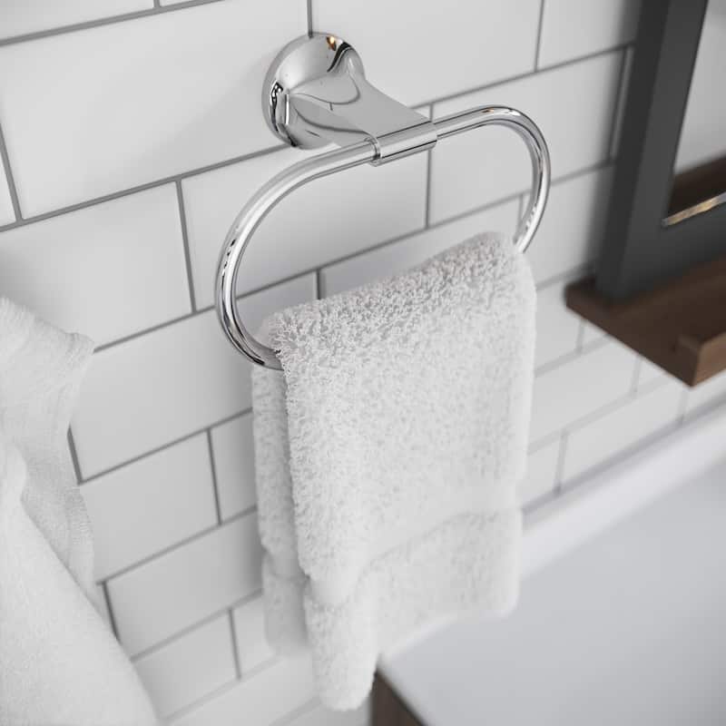 Pfister BRB-PFM0 Pfirst Modern 8-3/16" Wall Mounted Towel Ring