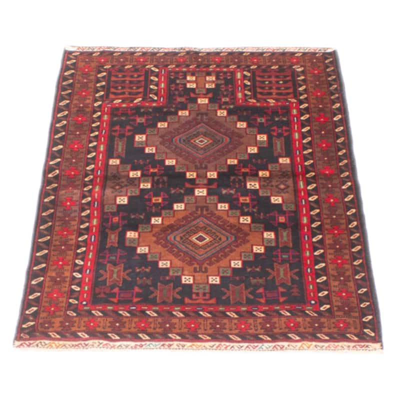 Teimani Black Rug 2'10" x 4'8" - 2'10 x 4'8