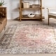 preview thumbnail 36 of 36, Nuloom Teja SplashGuard Persian Medallion Machine Washable Area Rug