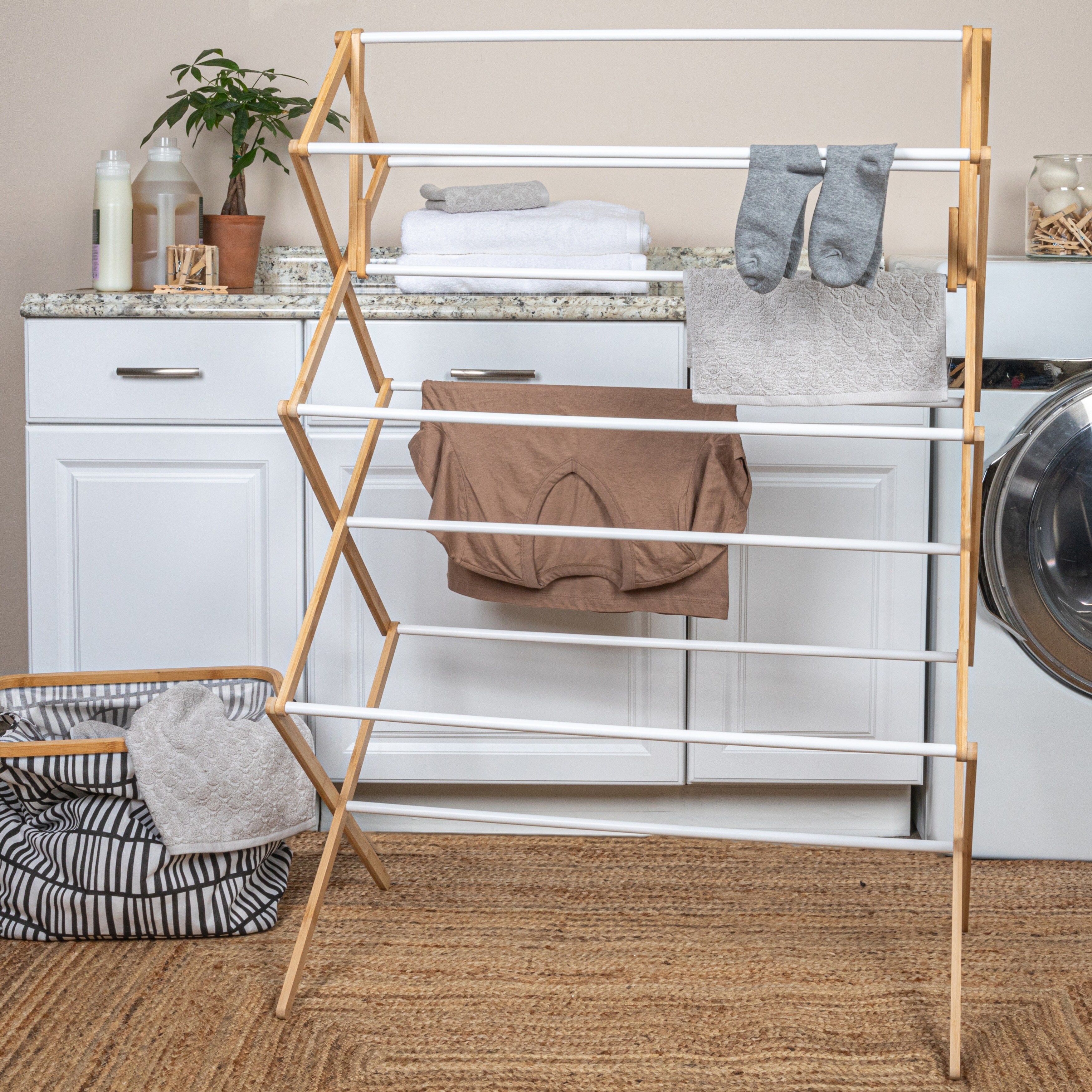 Bed bath and beyond clothes drying rack shop
