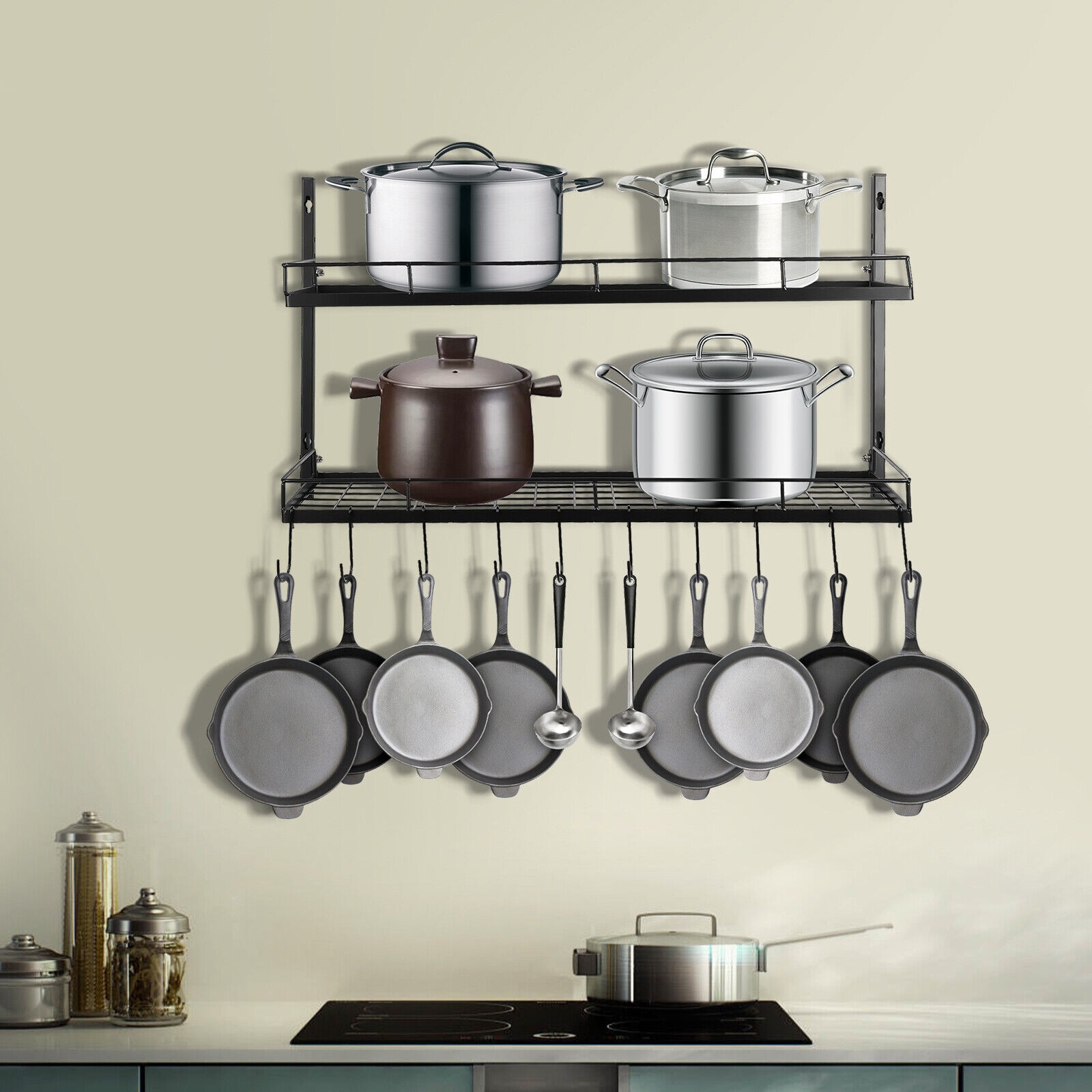 https://ak1.ostkcdn.com/images/products/is/images/direct/602a66ac43090b1e71d8d90d5fc903e9c0b9c7be/Kitchen-Wall-Mounted-2-Tiers-Pot-Pan-Rack-with-10-Hooks.jpg
