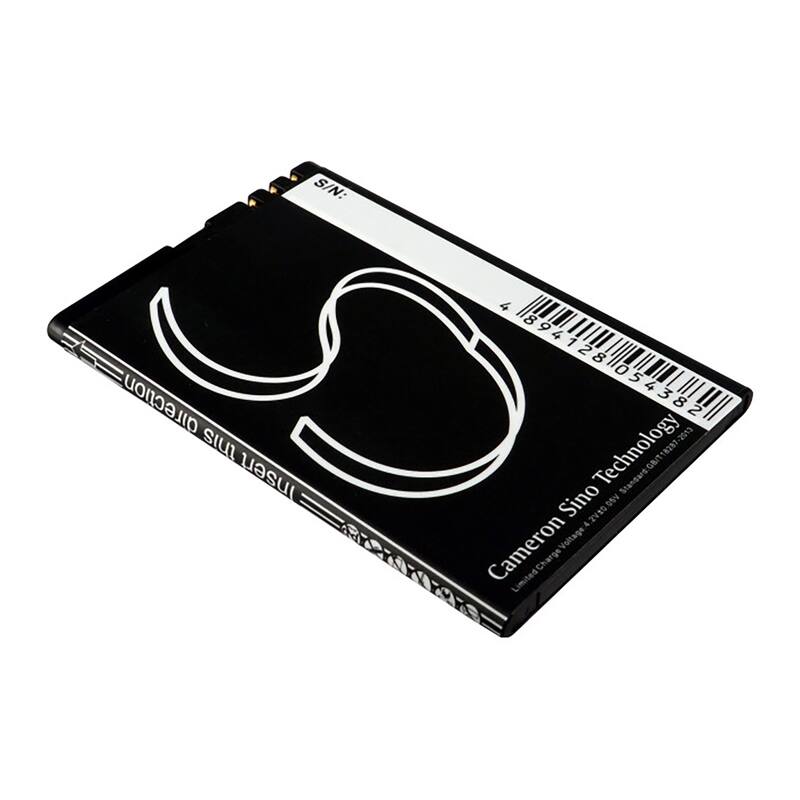 Battery for Nokia 303 603 Lumia 505 510 610 710 Sabre Myphone BP-3L BS-04 MP-S-V - Black