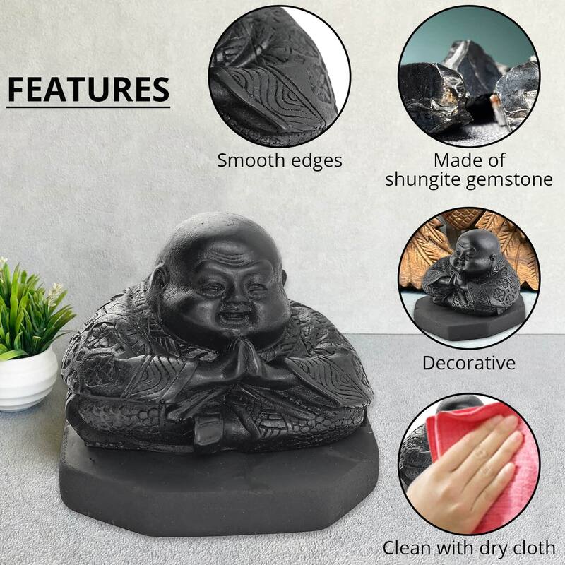 Karelian Shungite Figurine Elegant Home Indoor Decorative Mothers Day