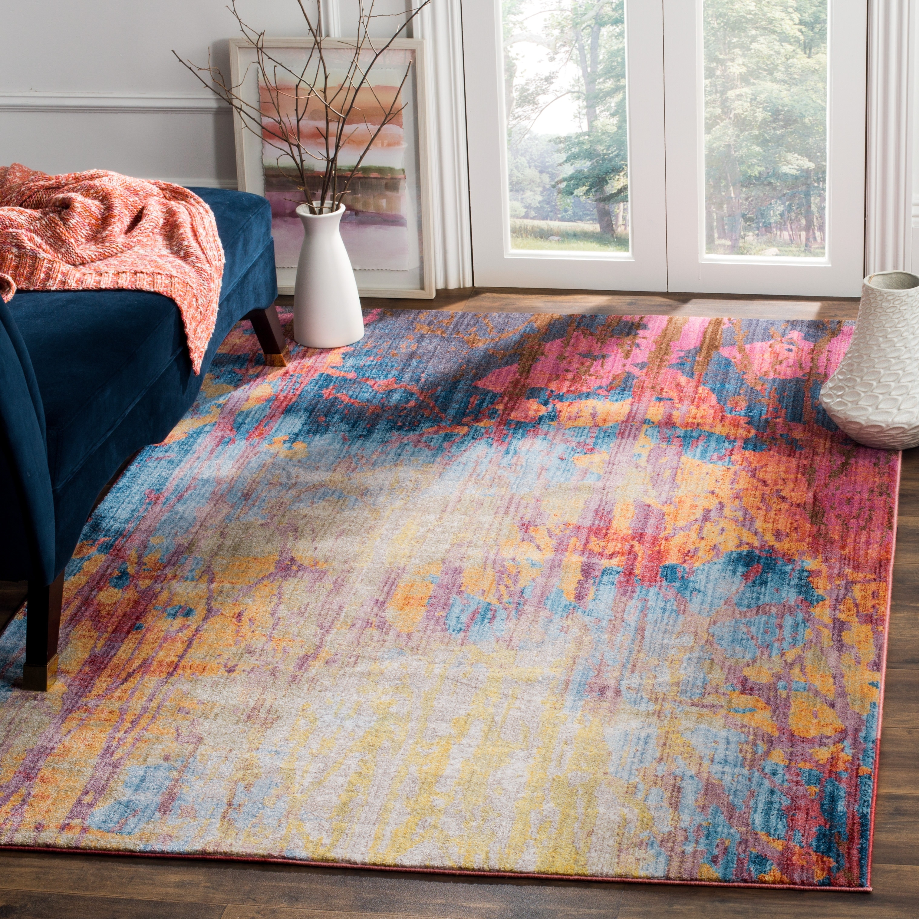 SAFAVIEH Bristol Mirta Vintage Boho Oriental Polyester Rug