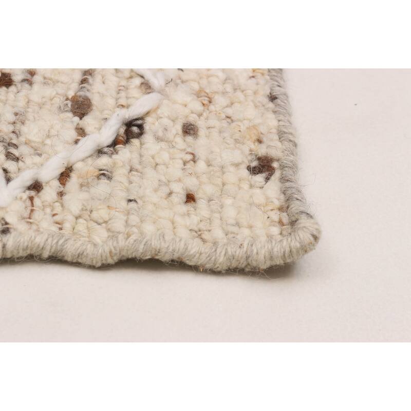 Marrakech Ivory Kilim 5'1" x 8'0" - 5'1 x 8'0
