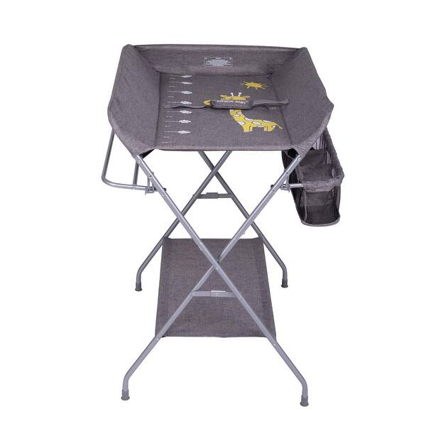 Kinbor Baby Changing Table, Folding Diaper Station Nursery Organizer