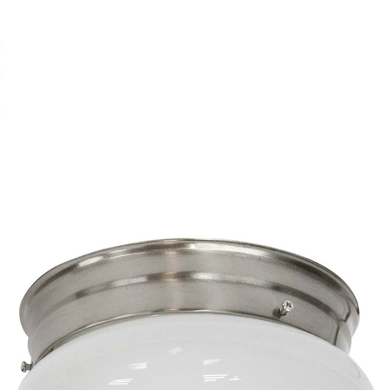 LED Flush Mount Ceiling light in Brushed Nickel