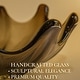 preview thumbnail 13 of 23, Aria Home Elegant Sculptural Glass Bowl Centerpiece Decorative Accent