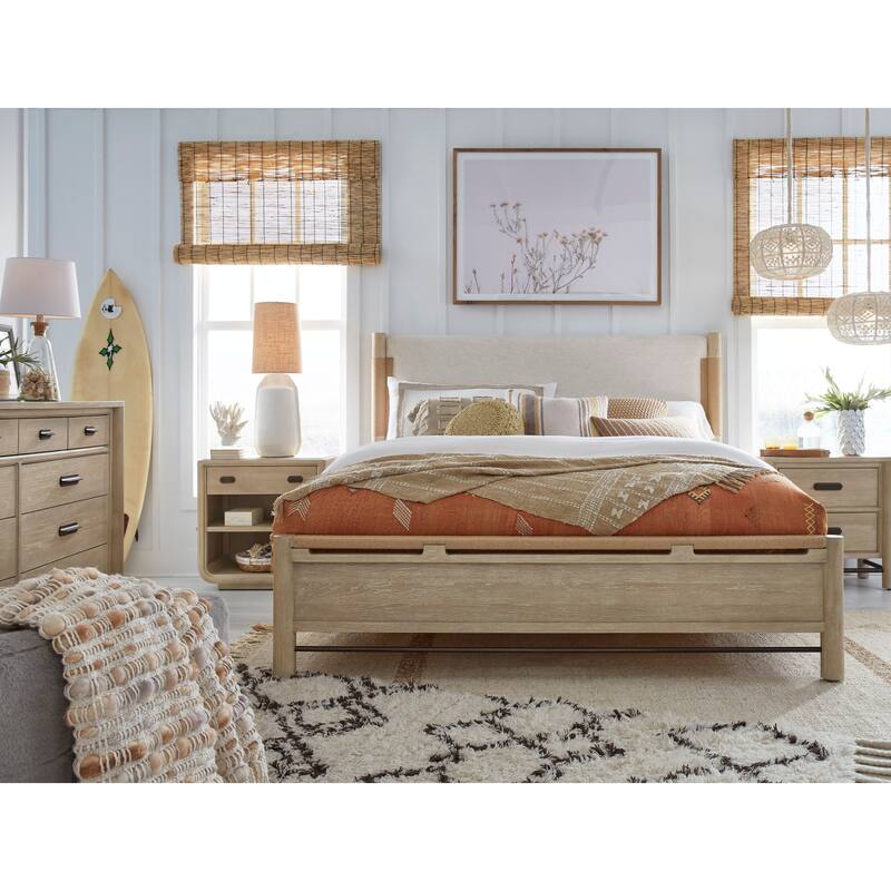 Salt Life Home Sunset Cove Sanibel Brown Drawer Nightstand