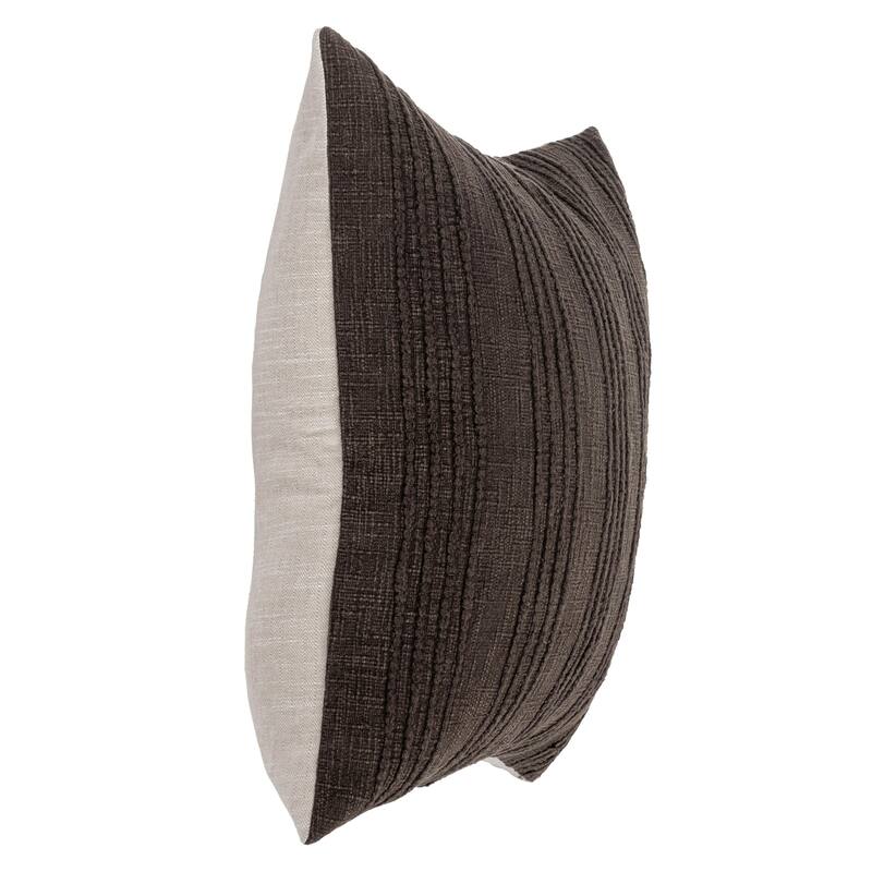 Villa by Classic Home Hannah 100% Cotton 22" Throw Pillow