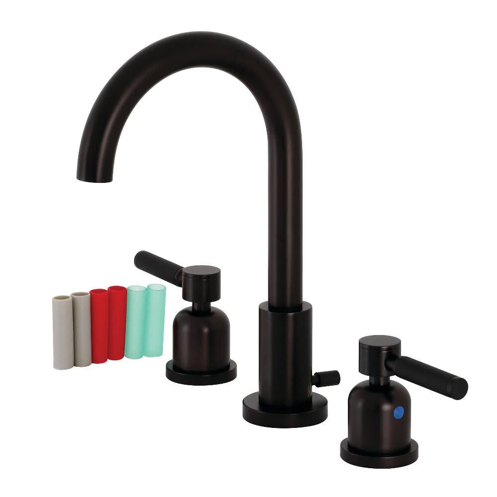Kingston Brass Kaiser 1.2 GPM Deck Mounted Widespread Bathroom Faucet