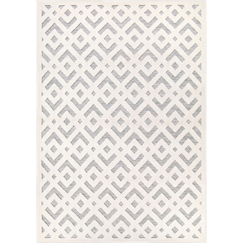 Simply Southern Cottage Covington Geometric Indoor Outdoor Rug