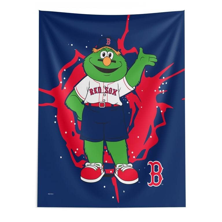 MLB Mascot Printed Wall Hanging - 50" x 60" - Boston Red Sox