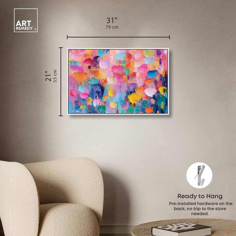 Jubilee of Colors Canvas by Art Remedy