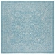 preview thumbnail 140 of 180, SAFAVIEH Courtyard Aquata Indoor/ Outdoor Waterproof Patio Backyard Rug 6'7" Square - Aqua/Grey