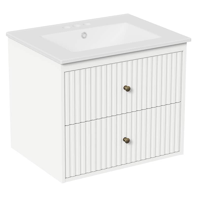 24'' Bathroom Vanity with Sink - White
