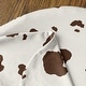 preview thumbnail 4 of 4, Wild West Cow Print Baby Cocoon and Beanie Hat Sleep Sack 2pc Set Brown and Cream Gender Neutral Western Southern Country Animal