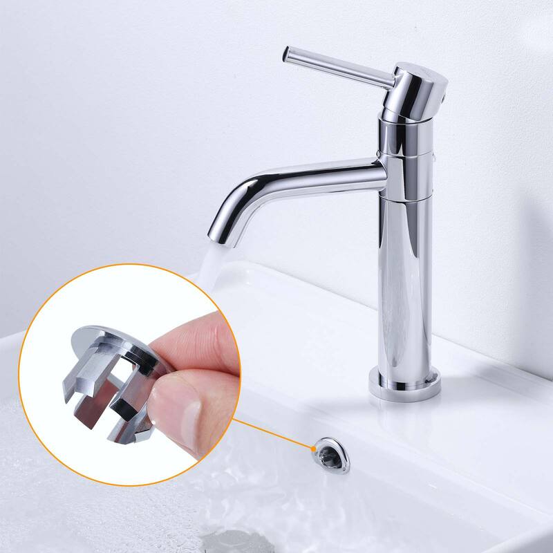 WOWOW 1.2 in. Sink Basin Trim Overflow Cover (6-Pack)
