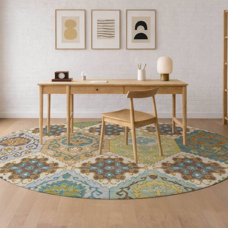 Machine Washable Indoor/ Outdoor Global Bayfield Chantille Rug