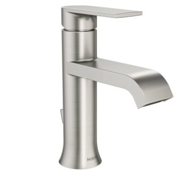 Moen Genta 1.2 GPM Single Hole Bathroom Faucet with Pop-Up Drain