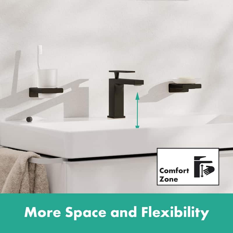 Hansgrohe 73014 Tecturis E 1.2 GPM Single Hole Bathroom Faucet with