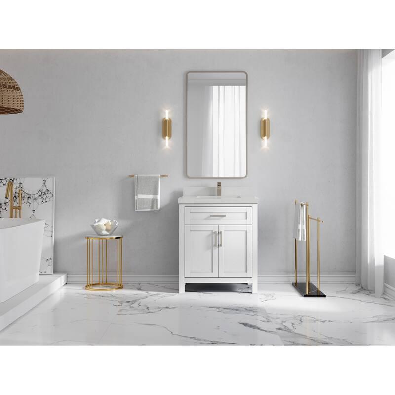 Willow Collections 30 in. W x 22 in. D Cambridge Single Sink Bathroom Vanity with Countertop
