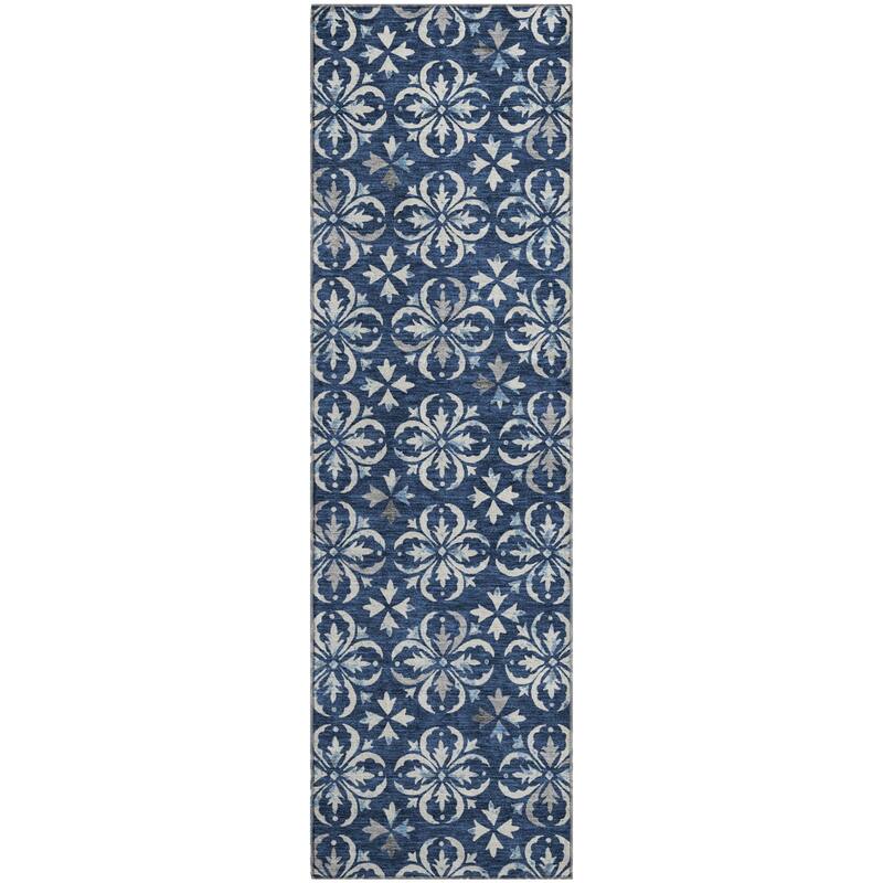 Premium Washable Super Soft Transitional Medallions Mayfield Rug