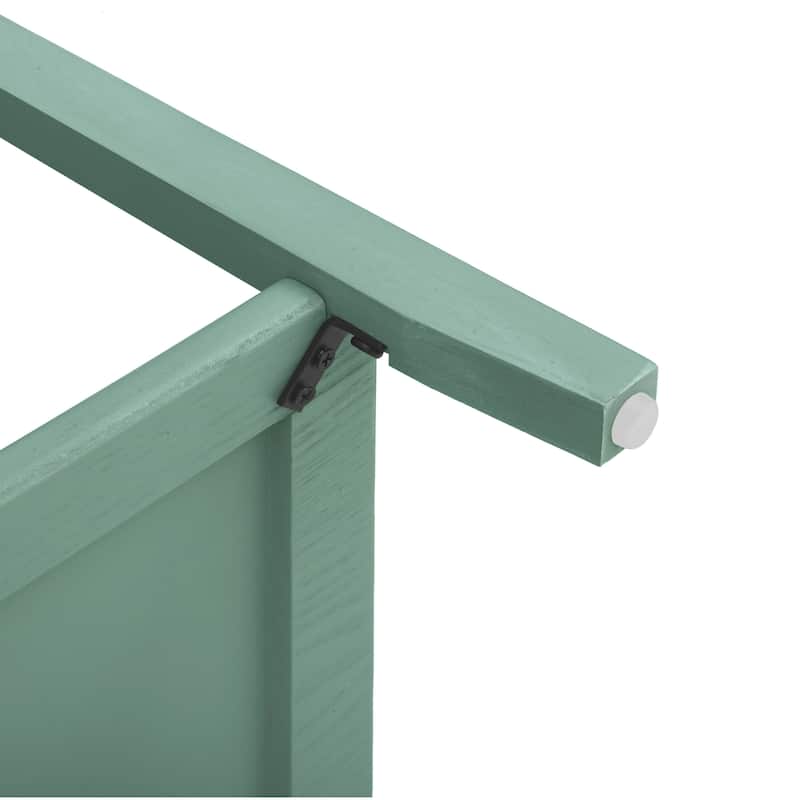 2 Drawer Side Table,American Style,End Table,Suitable for Bedroom, Living Room,Study,Light Green