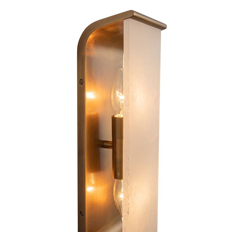 Alora Lighting WV327015 Abbott 2 Light 15" Tall Wall Sconce