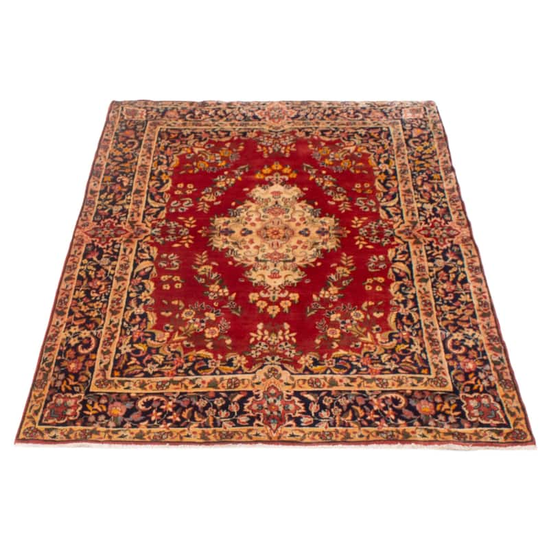 ECARPETGALLERY Hand-knotted Anatolian Vintage Red Wool Rug - 4'11 x 7'1